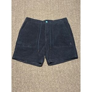 Chubbies corduroy shorts mens blue drawstring cotton stretch 5.5 inseam Large